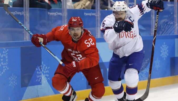 Российские хоккеисты разгромили норвежцев и впервые за 12 лет вышли в полуфинал Игр