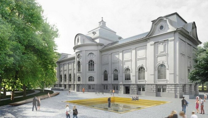 Vizualizācija: Kā mākslas muzejs izskatīsies pēc rekonstrukcijas