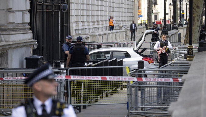 В Лондоне задержан водитель, врезавшийся в ворота на Даунинг-стрит