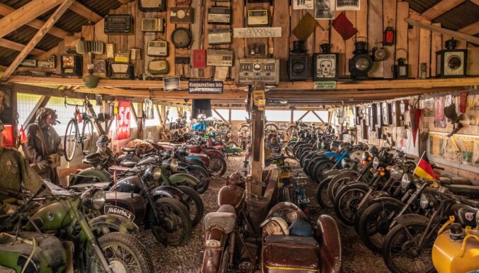 Retro auto, motocikli un seni formas tērpi – muzeji tehnikas entuziastiem Latvijā