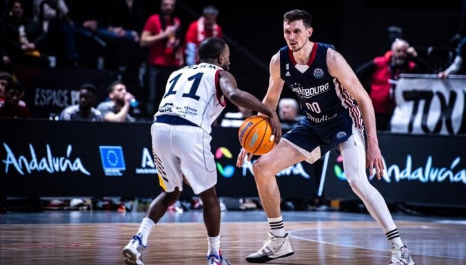 Rodionam Kurucam blāvs sniegums Strasbūras zaudējumā FIBA Čempionu līgas ceturtdaļfināla mačā