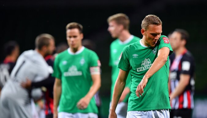 'Werder' smags zaudējums liedz pamest izkrišanas zonu