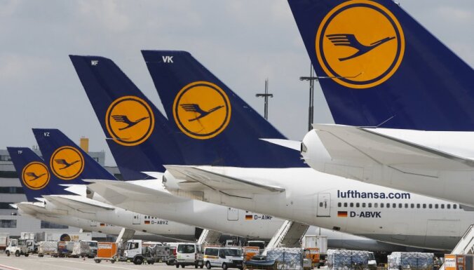 Забастовка бортпроводников Lufthansa: отменены рейсы из Риги и в обратном направлении