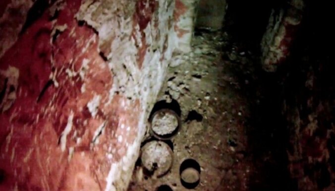 Unikāls video materiāls nofilmēts maiju kapenēs