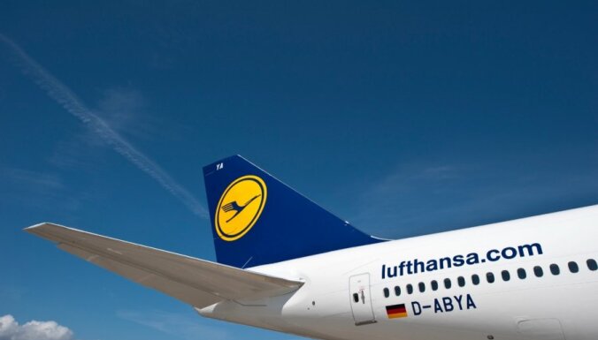 В аэропорту "Рига" отменены все рейсы Lufthansa на вторник