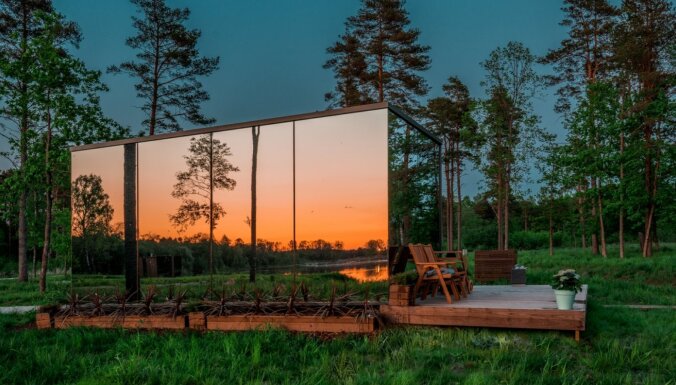 ФОТО. Необычное место для отдыха: зеркальные домики по всей Эстонии