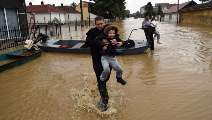 Balkānos sākušies 'gadsimta plūdi'