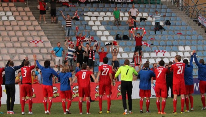 Отличный старт латвийских клубов в еврокубке: две победы и ничья