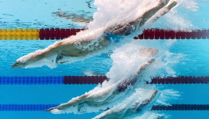 В рижском бассейне обновлен рекорд Латвии на стометровке брассом