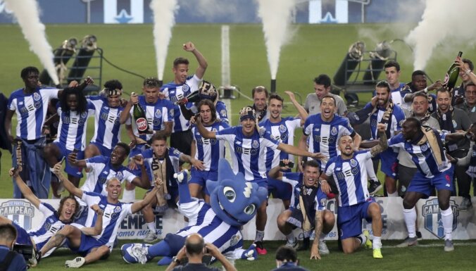 'Porto' 29. reizi kļūst par Portugāles čempioniem