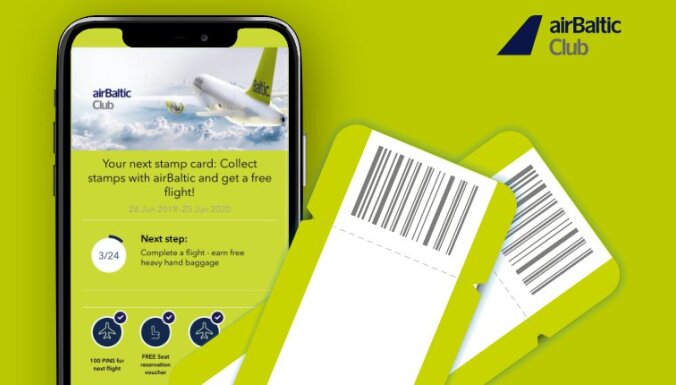 airBaltic Club интегрирует программу лояльности PINS
