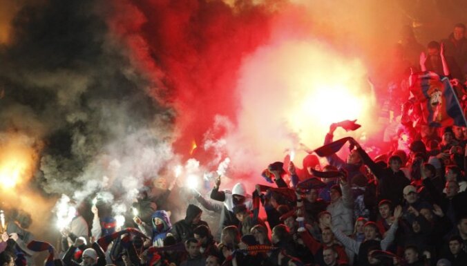 Pēc CSKA un 'Trabzonspor' spēles policija aiztur 57 cilvēkus