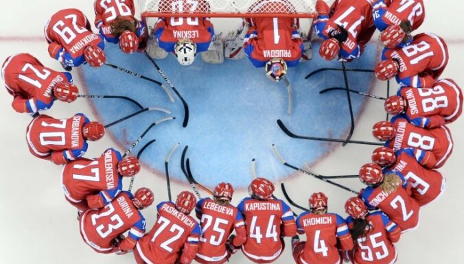 SOK diskvalificē sešas Krievijas olimpiskās izlases hokejistes