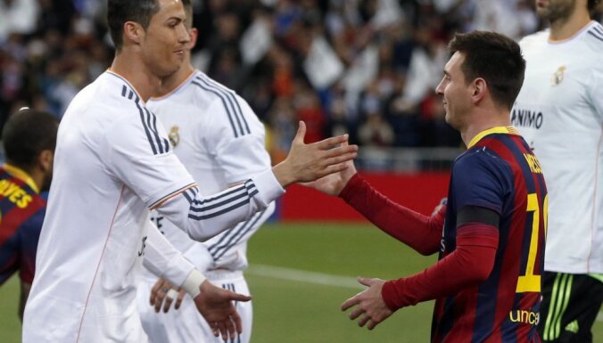 Real Madrid Cristiano Ronaldo, Barcelona Lionel Messi
