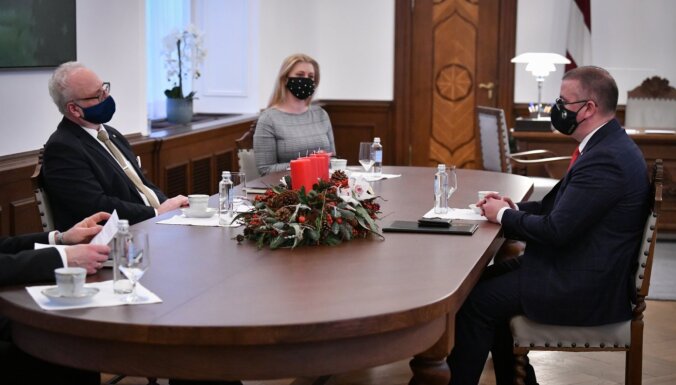 Канцелярия президента о встрече Левитса, Кариньша и Мурниеце: некоторые события нужно проводить очно