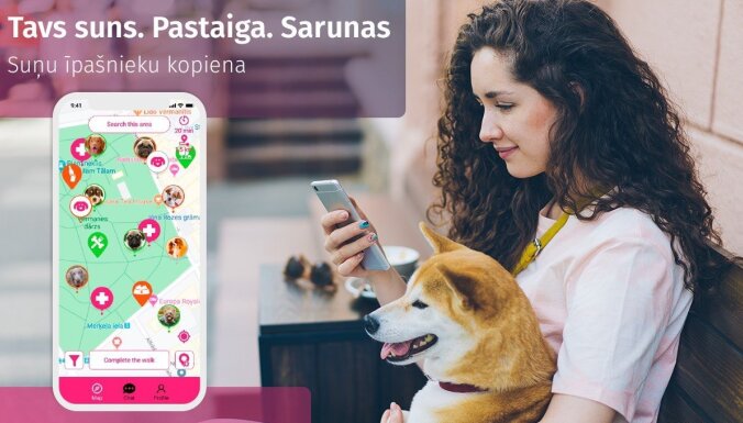 Uzņēmēji nesnauž! Latvijā radīta mobilā lietotne suņu mīļiem 'Petsensus'