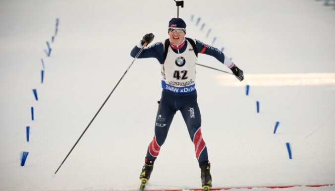 ВИДЕО: Латвийский биатлонист сенсационно взял первый подиум в карьере на этапах КМ