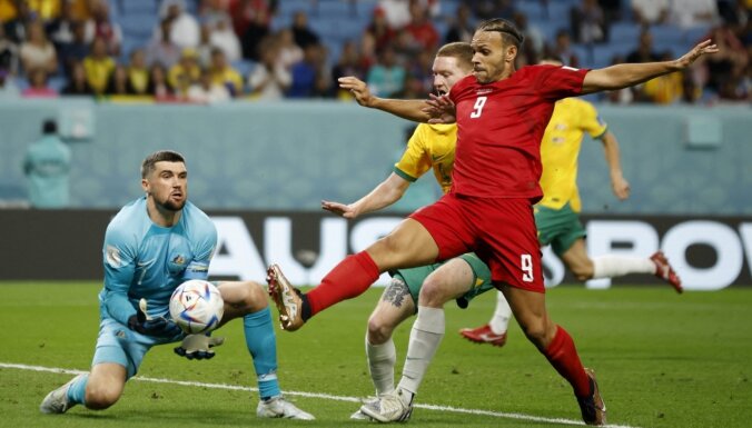 ЧМ-2022: Австралия обыграла Данию и составила компанию Франции в плей-офф