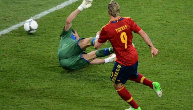 Toress kļuvis par EURO 2012 'Zelta futbolzābaka' ieguvēju