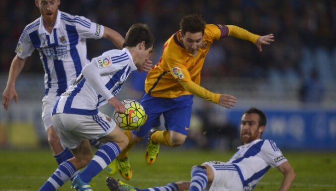 'Barcelona' futbolisti Spānijas čempionātā zaudē otrajā spēlē pēc kārtas
