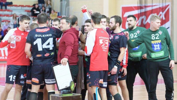 Dobeles 'Tenax' handbolisti uzvar EHF Eiropas kausa otrās kārtas pirmajā spēlē