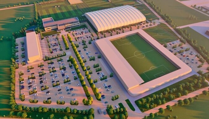 'Riga FC' vēlas Piņķos būvēt stadionu ar 5000 skatītāju vietām