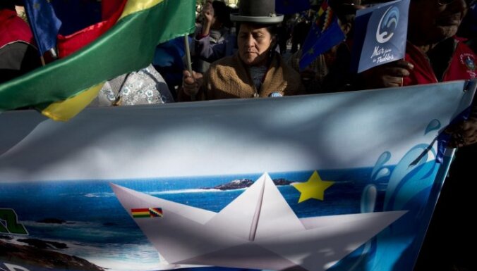 ANO tiesa noraida lietu par Bolīvijas vēlmi piekļūt Klusajam okeānam