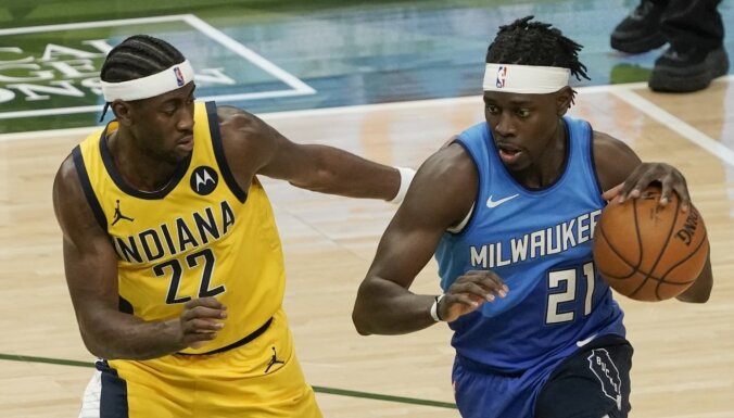 'Bucks' bez Kuruca un Adetokunbo sagrauj 'Pacers'
