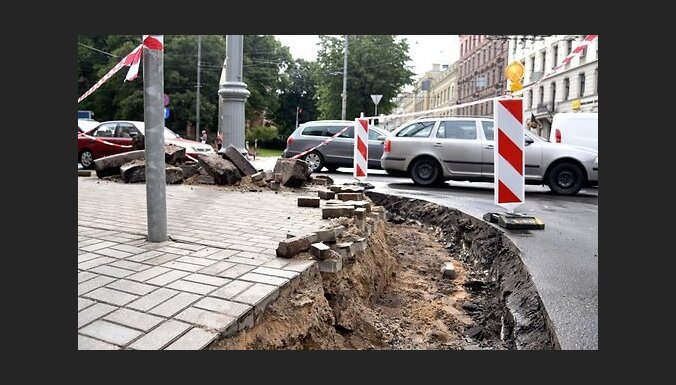 TV3: Ремонт улиц Риги мог затянуться из-за обходящей конкуренцию схемы