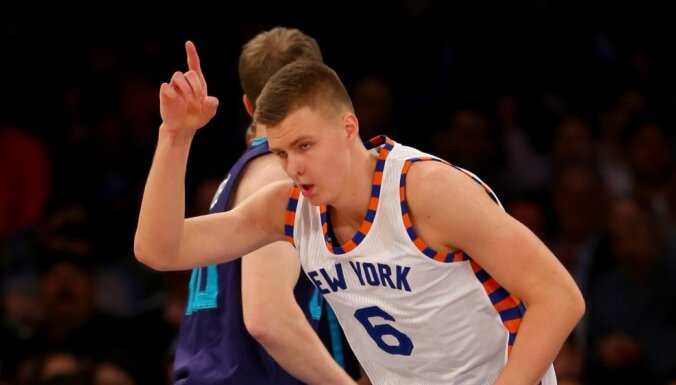 Porziņģis 'Knicks' uzvarā samet 29 punktus un sasniedz jaunu personisko rekordu