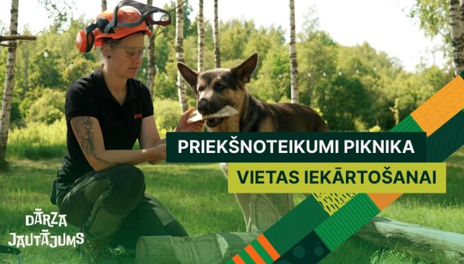 Kā iekārtot atpūtas vietu, neieguldot daudz laika un līdzekļu? Skaties 'Dārza jautājums'