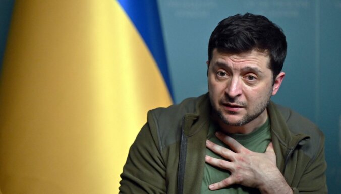 Zelenskis aicina Šolcu ieņemt skaidrāku nostāju Ukrainas-Krievijas konfliktā