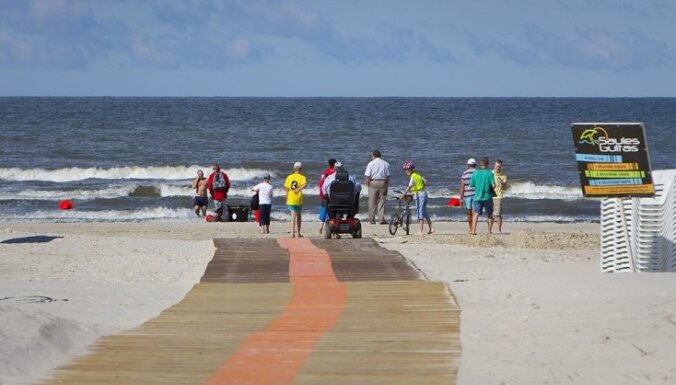 Jaunais pludmales komplekss cilvēkiem ar invaliditāti Liepājā