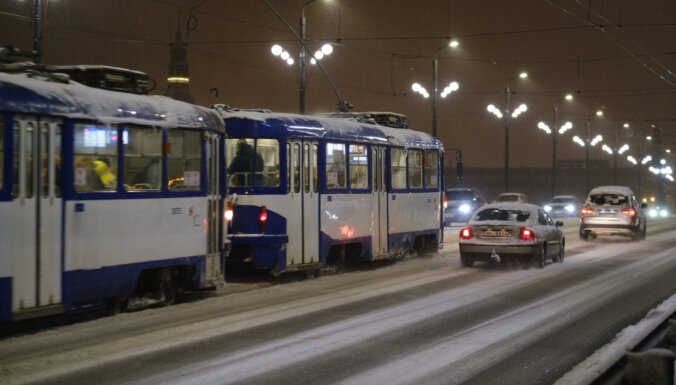 Rīgas satiksme перестроит трамвайную инфраструктуру на перекрестке улиц 11 ноября и 13 января