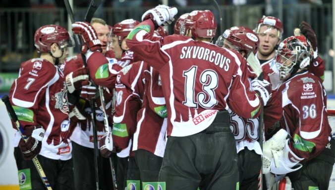 Rīgas 'Dinamo' sešas sezonas KHL: vairāk pa 'augšām' nekā pa 'lejām'