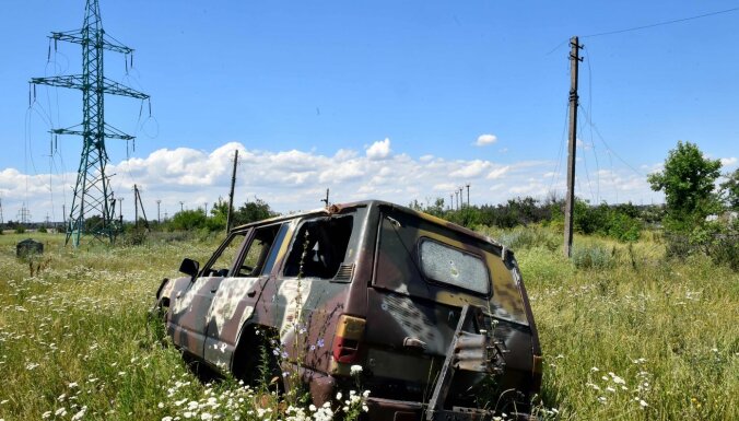 'Vagner' palīdzējuši okupantiem gūt taktiskus panākumus Donbasā, ziņo britu izlūki