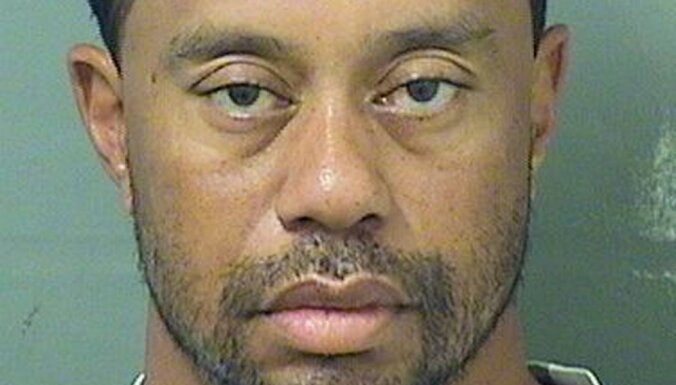 Tiger Eldrick Woods appears County Sheriff Office in Palm Beach