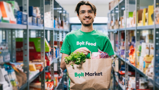 Доставка продуктов за 15 минут: в Латвии начал работу Bolt Market