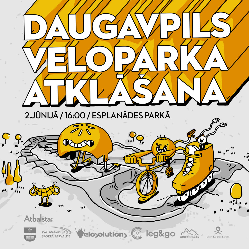 В Даугавпилсе построили первый в Балтии велопарк; ты можешь успеть на открытие!