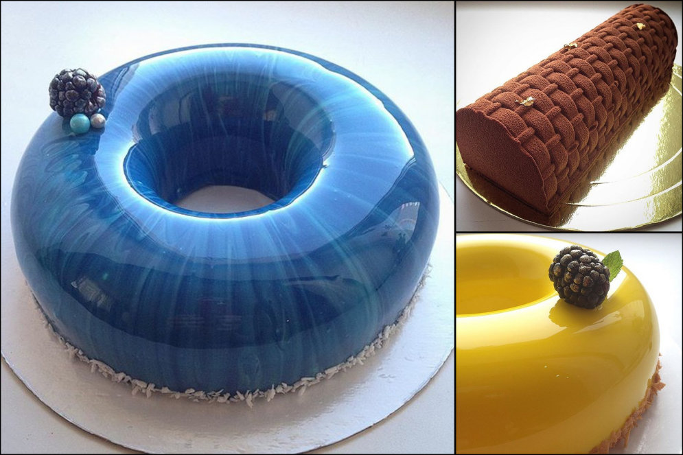 Завораживающие "мраморные" пирожные Ольги Носковой произвели фурор в интернетах