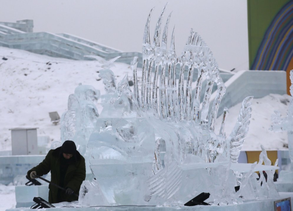 Царство зимы: фестиваль ледяных скульптур в Харбине