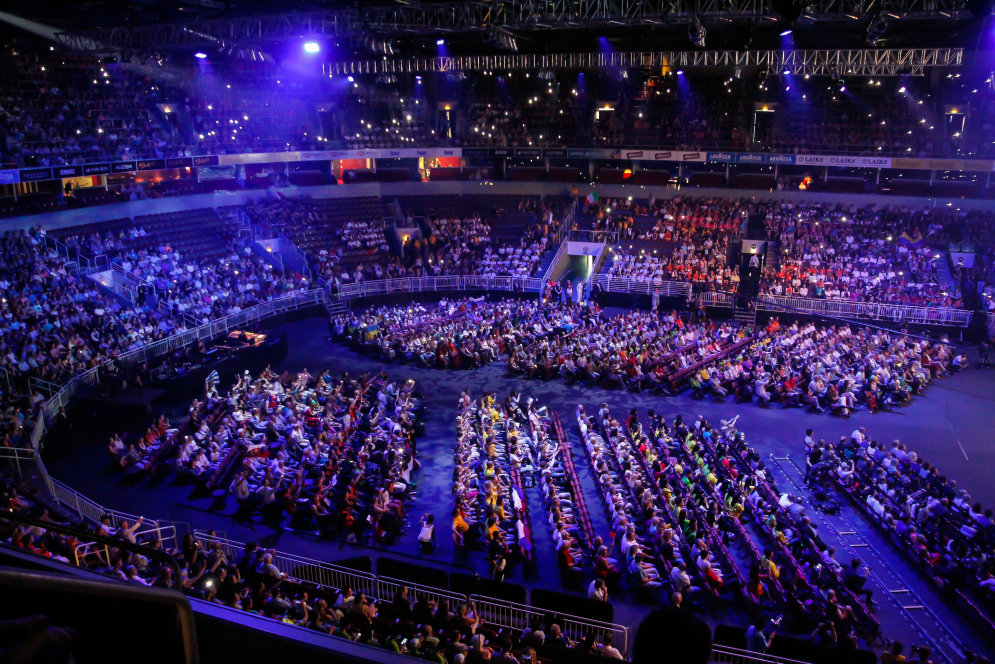 В Риге началась Всемирная Олимпиада хоров: лучшие фотографии