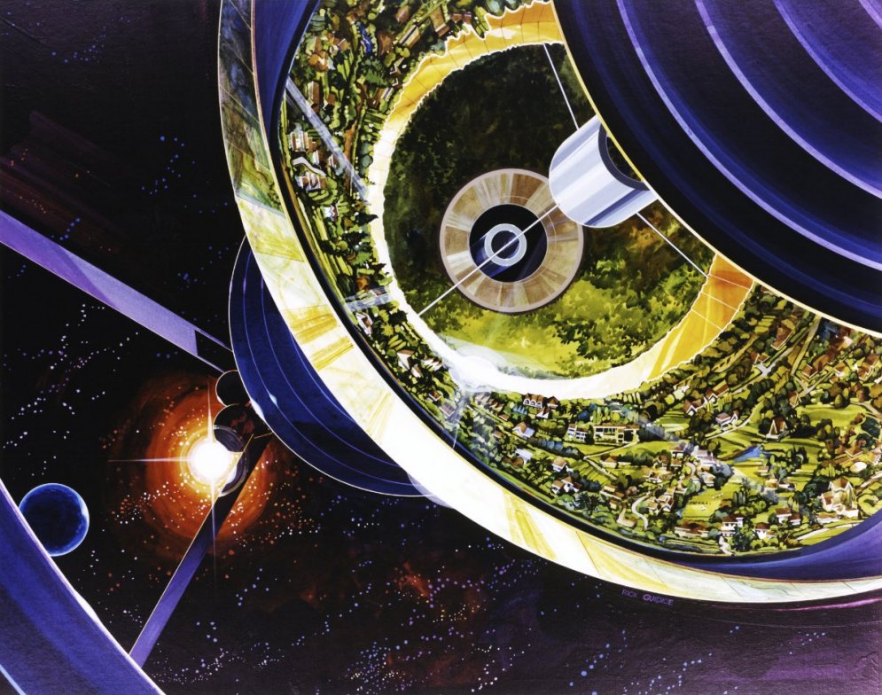 Космические станции 2015 года - глазами футуристов из 1970-х, или Как сказка не стала былью
