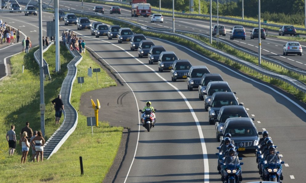 'MH17' upuru sagaidīšana Nīderlandē