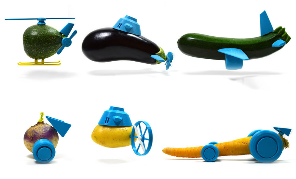 Сделай сам: скачиваемый набор из 14 вещей превращает овощи в веселые игрушки