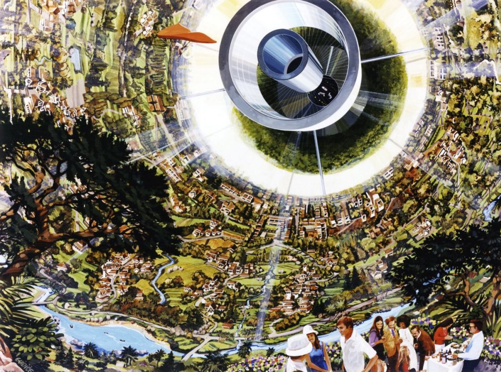 Космические станции 2015 года - глазами футуристов из 1970-х, или Как сказка не стала былью