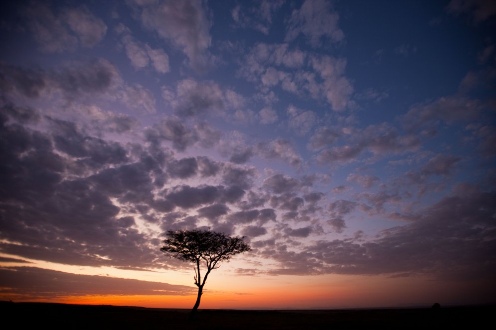 Невероятные восходы и закаты в заповеднике Масаи-Мара