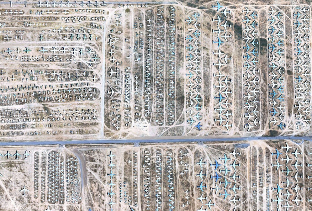 Sirreālā kapsēta - ASV tuksnesis, kur dodas 'nomirt' lidmašīnas