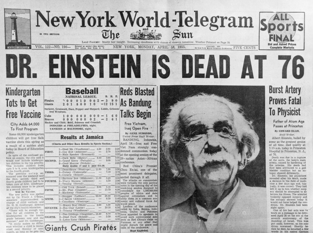 Ģeniālo Albertu Einšteinu pieminot – 12 izcili domu graudi