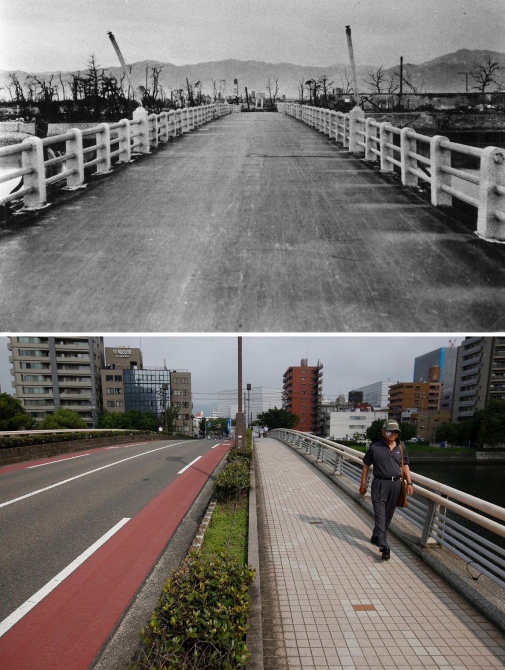 Хиросима и Нагасаки — одни и те же места после ядерной бомбежки и сегодня